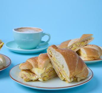 Breakfast Croissant Egg Sandwich